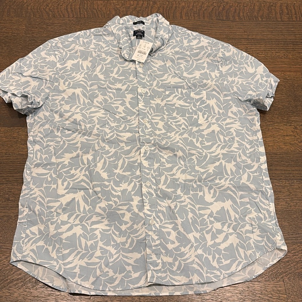 NWT J. Crew Factory Short Sleeve Button Down Shirt